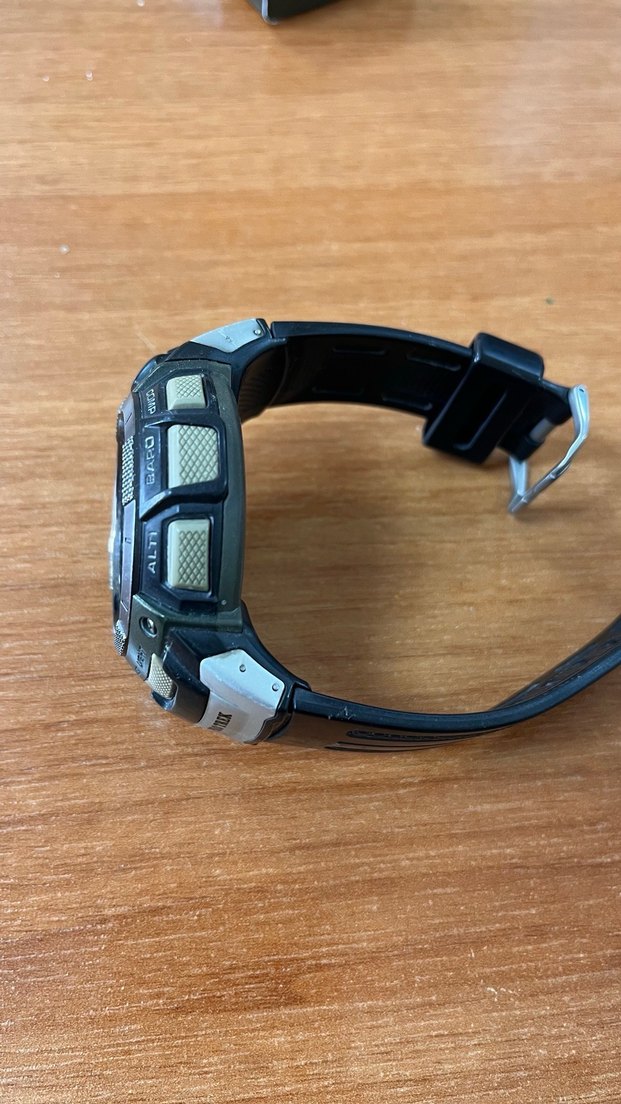 Bej Gri Dijital Erkek Spor Saat - Görsel 2