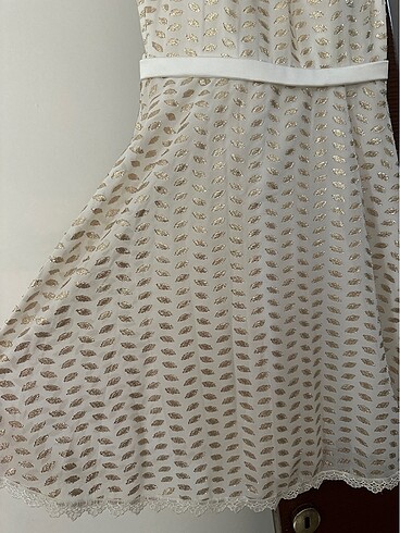 Beyaz söz elbisesi - Görsel 2