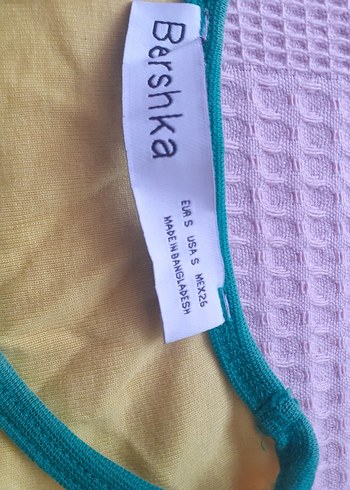 Sarı Baskılı Pamuklu Hamile Tişörtü - Görsel 3