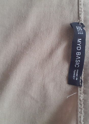 Sarı Baskılı Pamuklu Hamile Tişörtü - Görsel 2