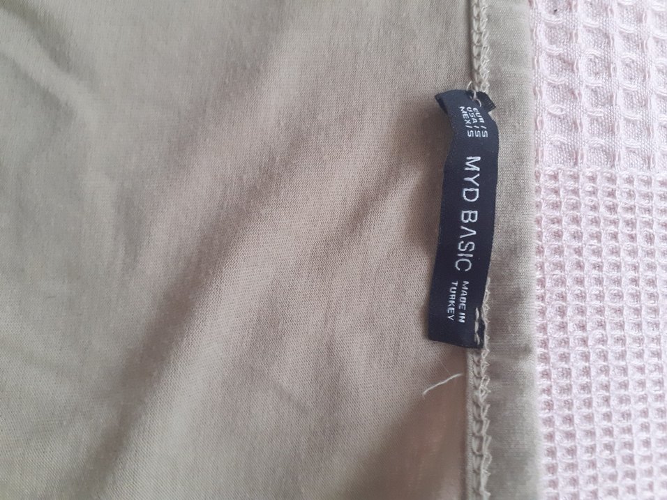 Sarı Baskılı Pamuklu Hamile Tişörtü - Görsel 2