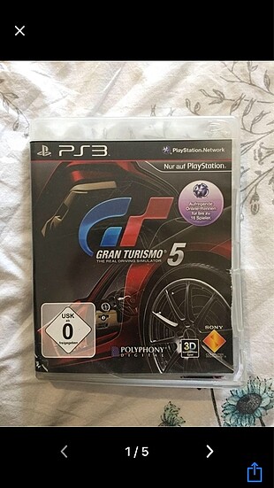 Gran Turismo 5 / PS3 Oyunu