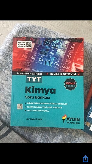 Aydın Yayınları Tyt Kimya Soru Bankası
