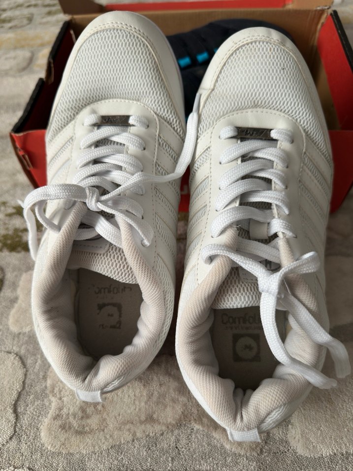 Beyaz Bağcıklı  Spor Ayakkabı - Görsel 2