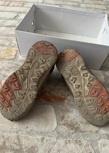 Gri Yılan Desenli Bağcıklı Erkek Spor Ayakkabı - Görsel 4