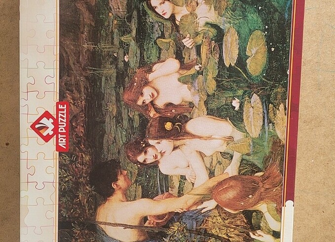  Beden Hylas ve su perileri puzzle 1500 parça