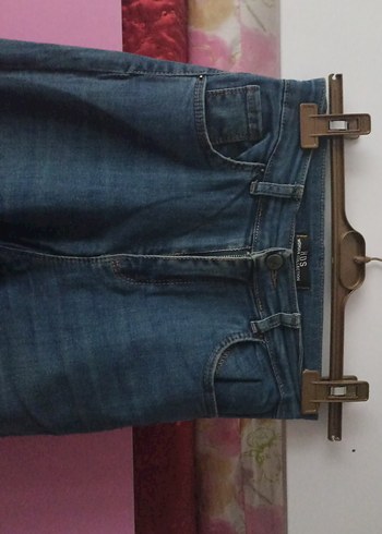 Diğer Kadın Mavi Slim Fit Midi Boy Denim Pantolon