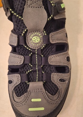 Dockers orjinalGri Biker Stili Erkek Sandalet - Görsel 9