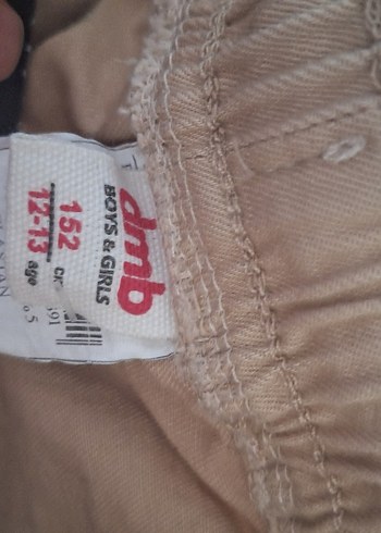 12-13 Yaş Beden camel Renk DMB MARKA 12/13 YAŞ BEJ PANTOLON