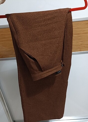 Kahverengi kırçıllı kışlık pantolon 