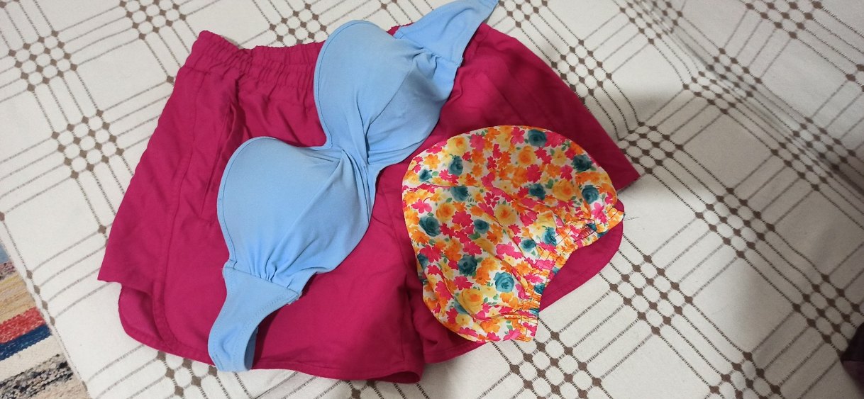 Pembe Mini Rahat Kadın Şort kombin - Görsel 4