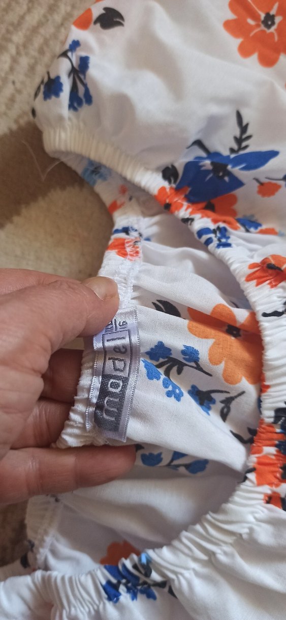 Çiçek Desenli Uzun Bohem Elbise - Görsel 3