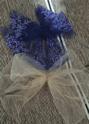 Lacivert Bohem Evlilik Kurdelası - Görsel 3