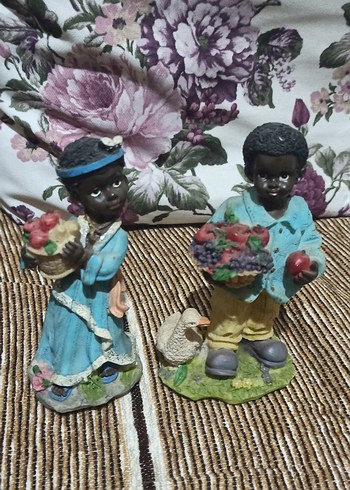 Renkli Çift Figürin Seti - Görsel 2