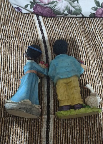 Renkli Çift Figürin Seti - Görsel 3