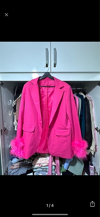 ZARA MODEL KOLLARI TÜYLÜ BLAZER CEKET