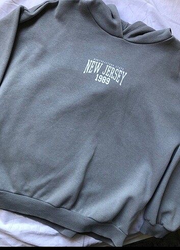 Defacto coool kapüşonlu gri sweatshirt 