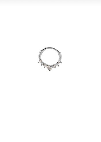 daith helix kıkırdak küpe halka piercing LeO Silver And More