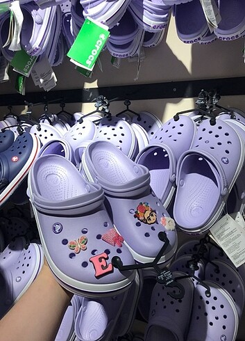 38 Beden mor Renk KADIN CROCS TERLİK ????