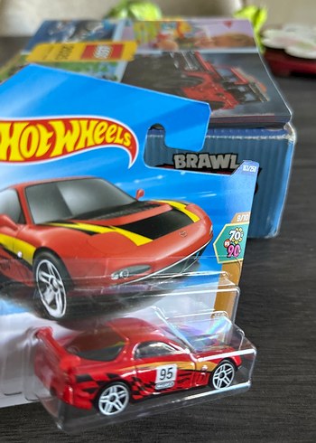 Beden Hot Wheels Kırmızı '95 Mazda RX-7 Drift Oyuncak Araba
