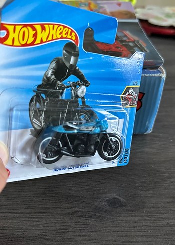 Beden Hot Wheels Mavi Honda CB750 Cafe Motosiklet