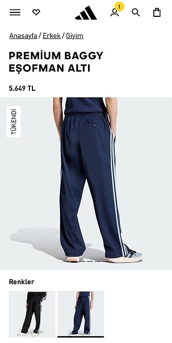 Adidas Adidas Premium Baggy Eşofman