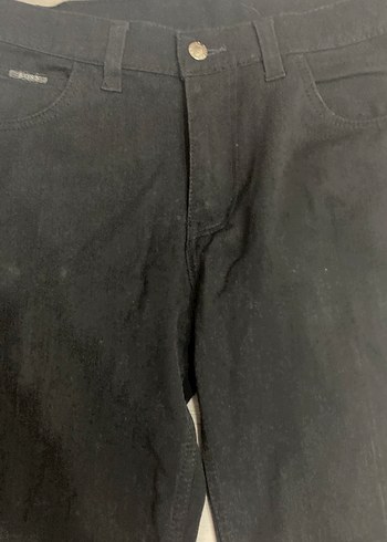 31 Beden Siyah Erkek Denim Midi Pantolon