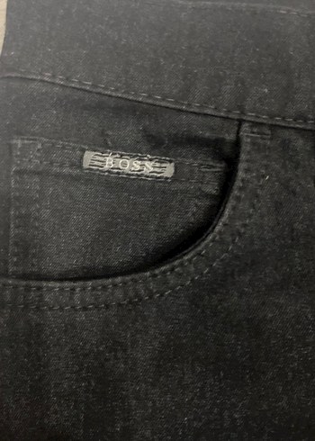 31 Beden siyah Renk Siyah Erkek Denim Midi Pantolon