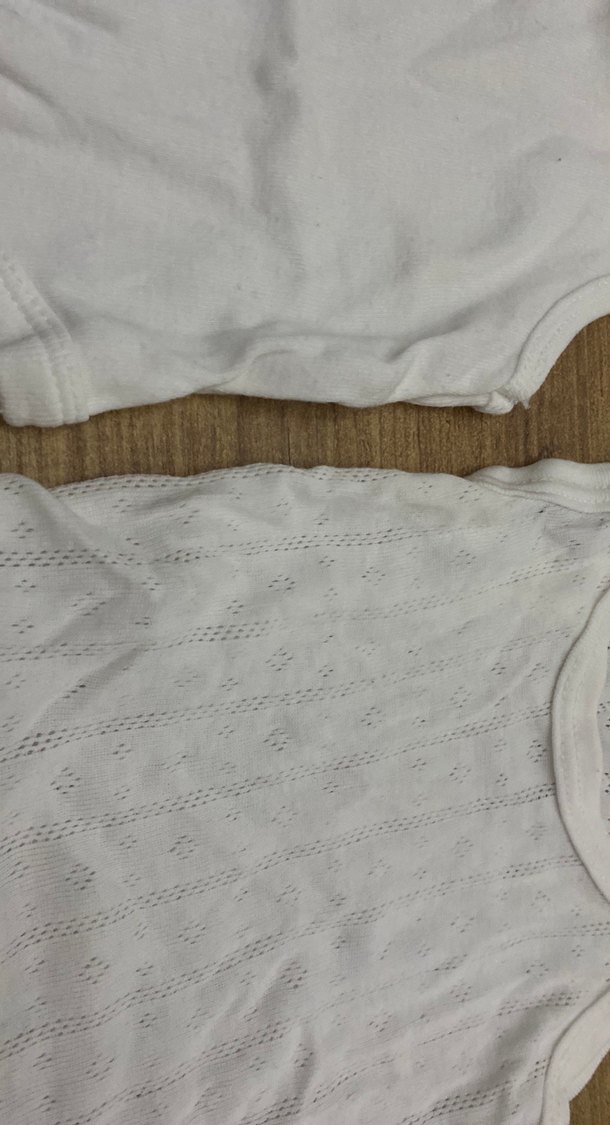 Bebek Erkek Kolsuz Beyaz Pamuklu Body hepsının fıyatıdır - Görsel 2