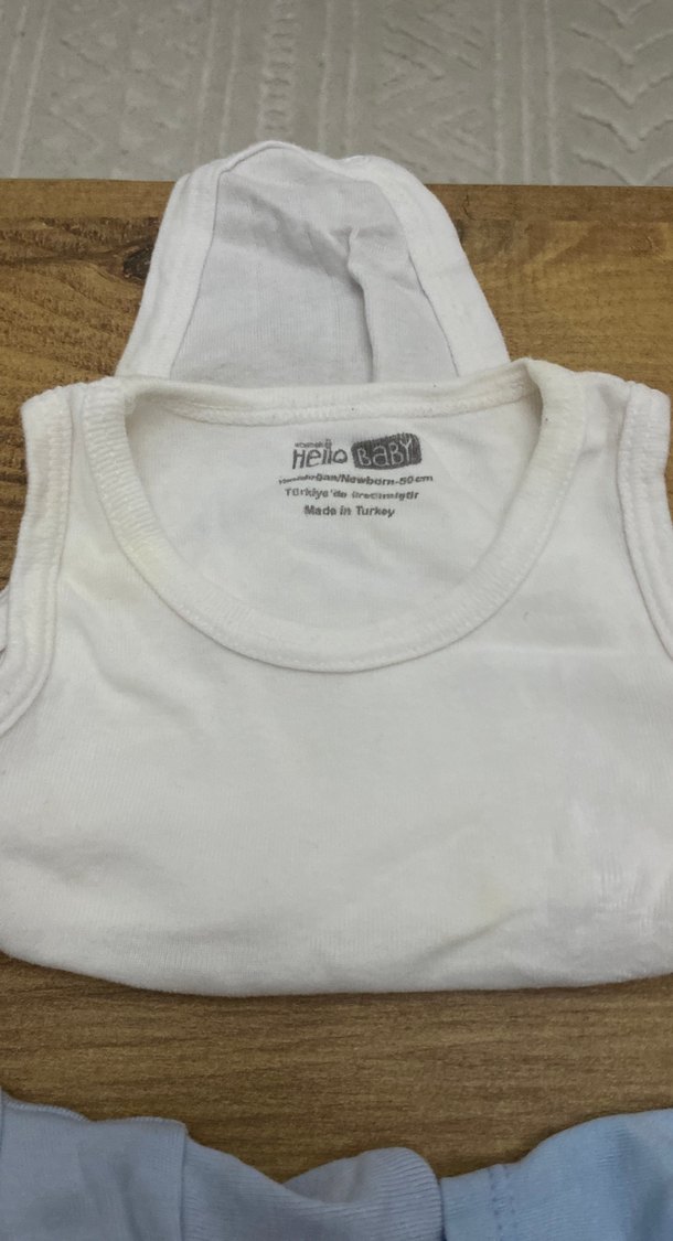 Bebek Erkek Beyaz Kısa Kollu Body - Görsel 4