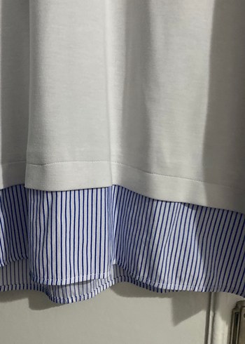 Gri Pamuklu Salaş Gömlek - Görsel 5