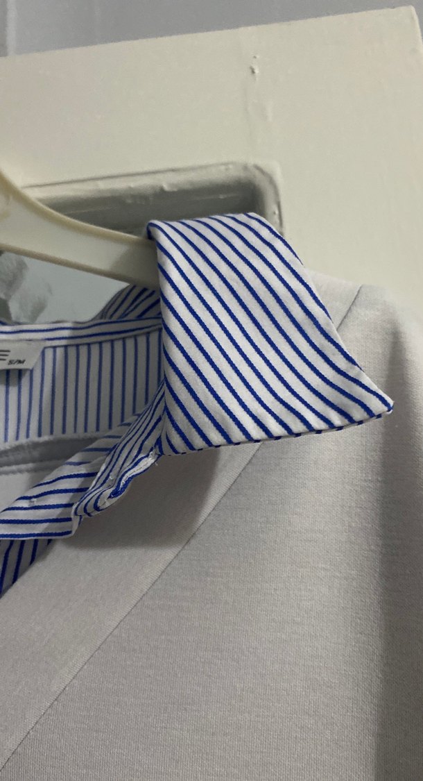 Gri Pamuklu Salaş Gömlek - Görsel 3