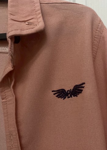 Suet pudra renk erkek çocuk gömlek - Görsel 3