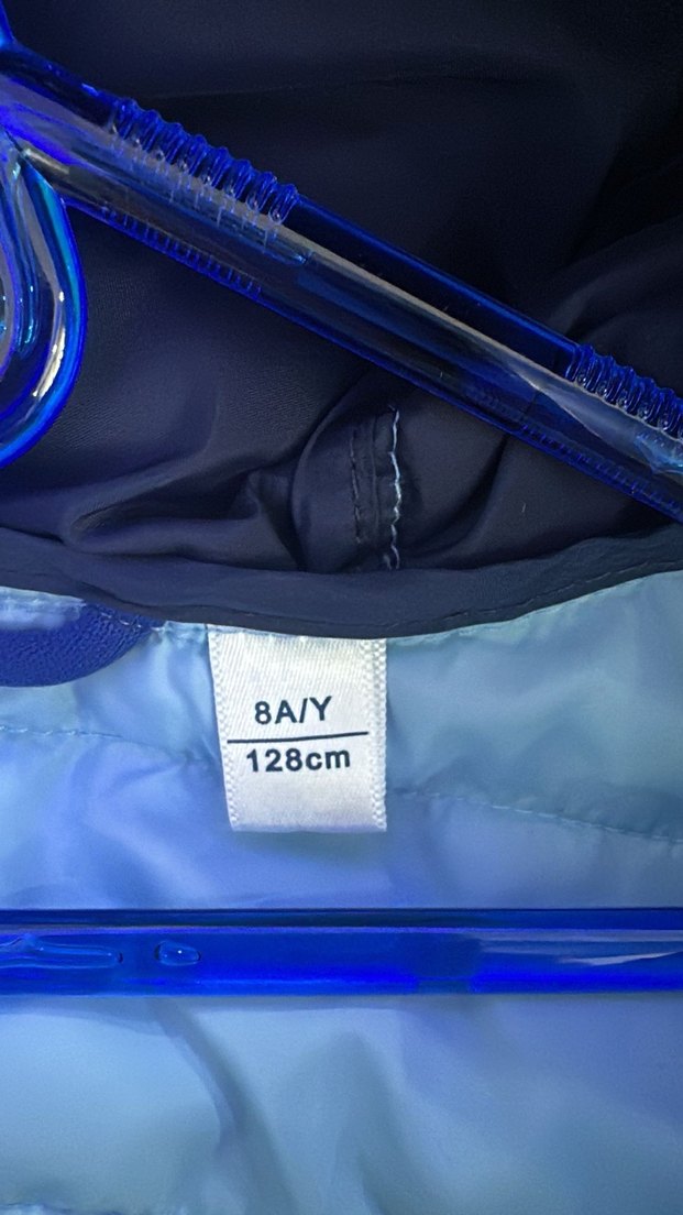 Erkek Çocuk Açık Mavi Kapüşonlu Fermuarlı Mont - Görsel 2