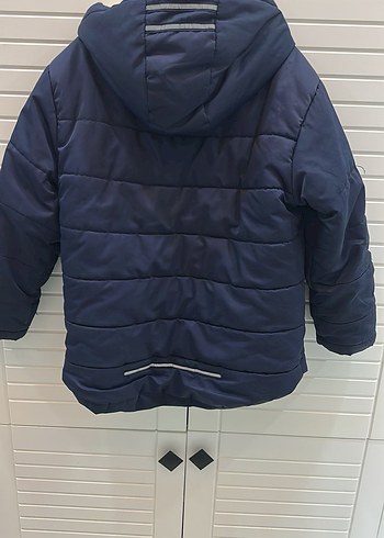 Düğmeli Lacivert Erkek Çocuk Mont - Görsel 2