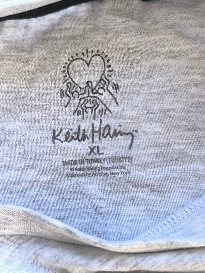 keith haring marka tişört - Görsel 4