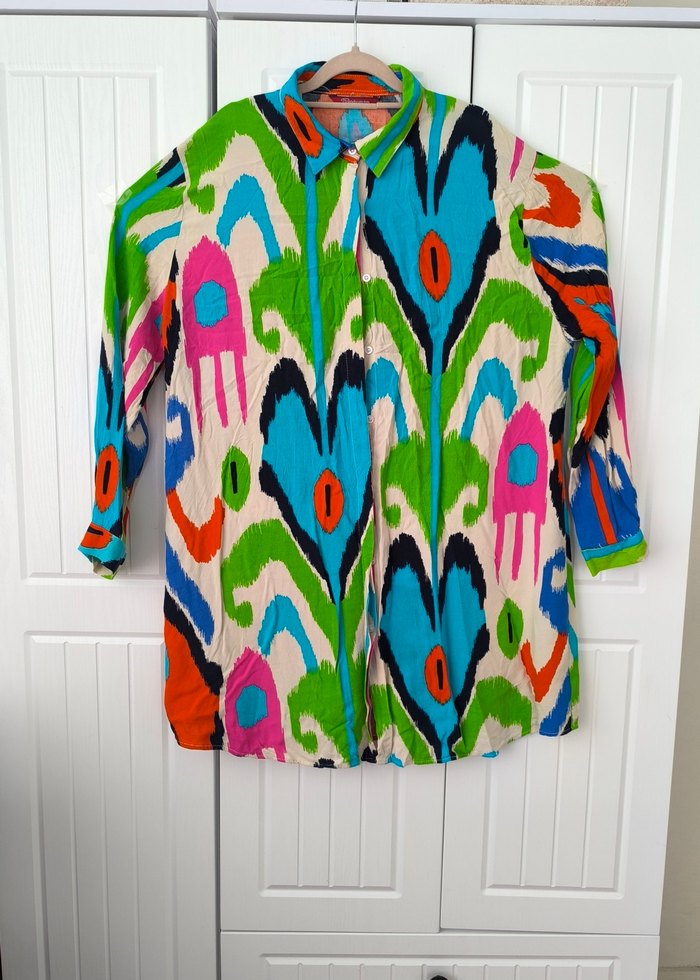 tiril tiril büyük beden gömlek - Görsel 3