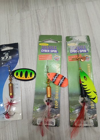 mepps vibrasyon rapala. balıkçılık malzemeleri - Görsel 3