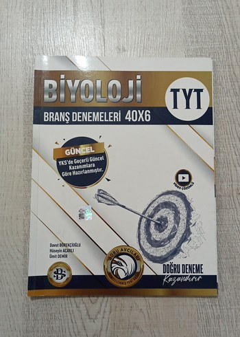 TYT Biyoloji Branş Denemeleri 40x6 Güncel