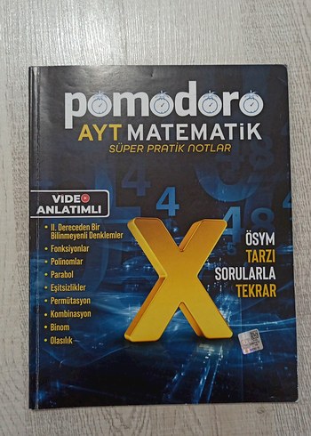 Pomodoro AYT Matematik Süper Pratik Notlar