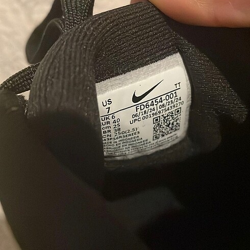 40 Beden siyah Renk Nike downshifter spor ayakkabı