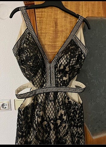 Abiye balık model elbise 