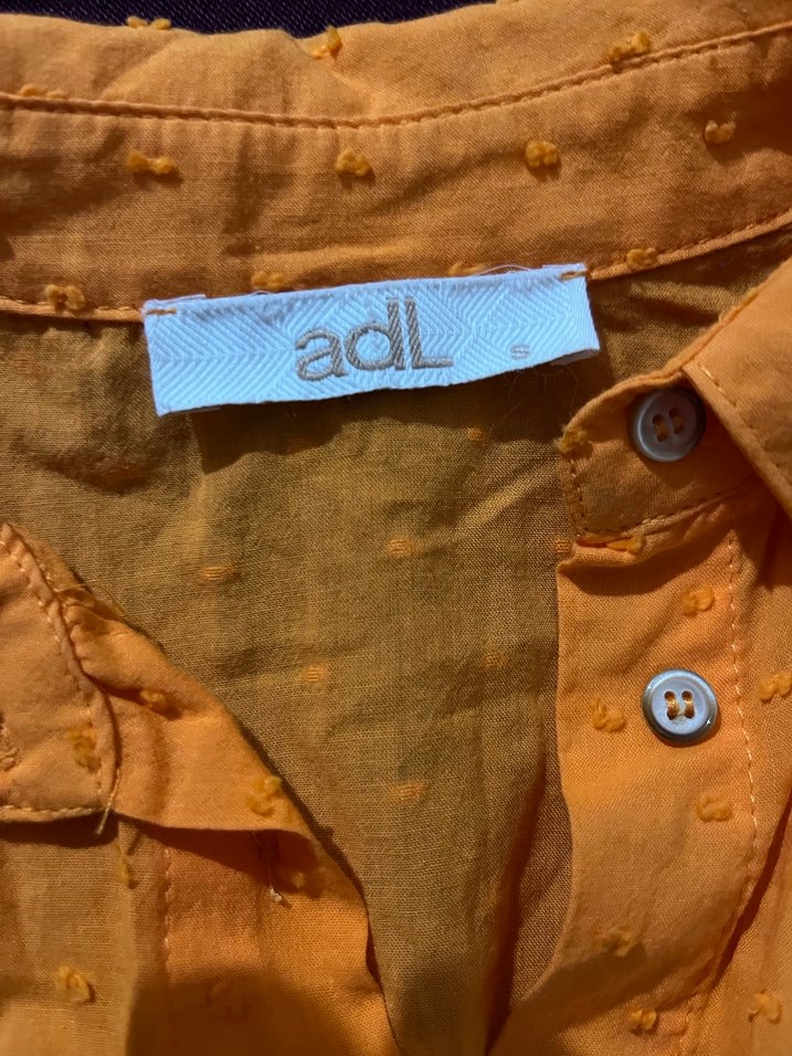 Turuncu adL şık elbise - Görsel 4