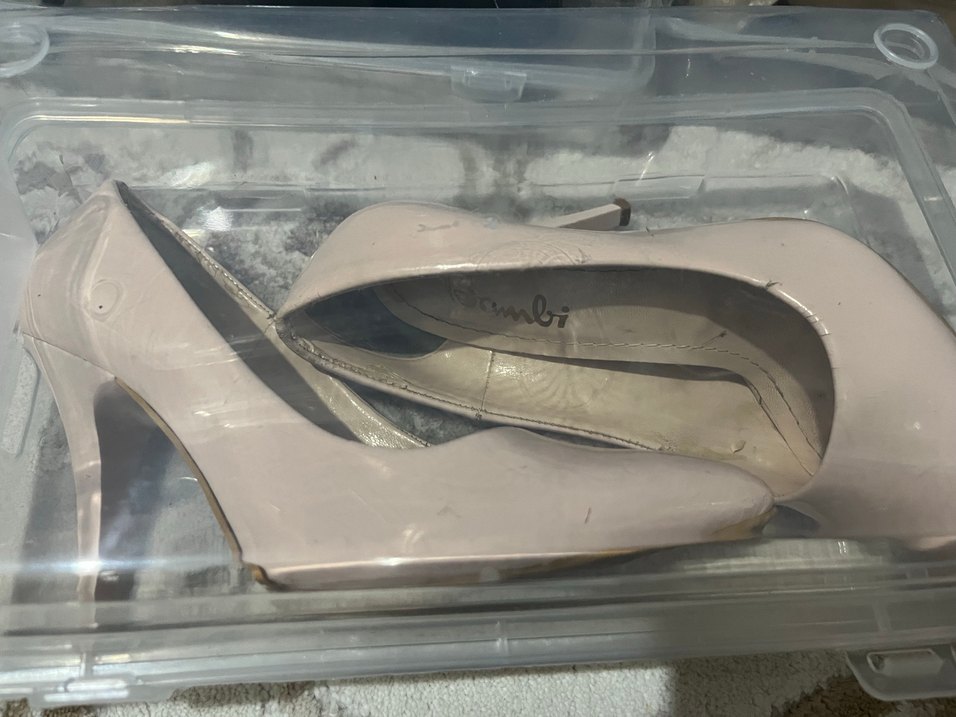 Bej Rugan Stiletto Kadın Ayakkabı - Görsel 3