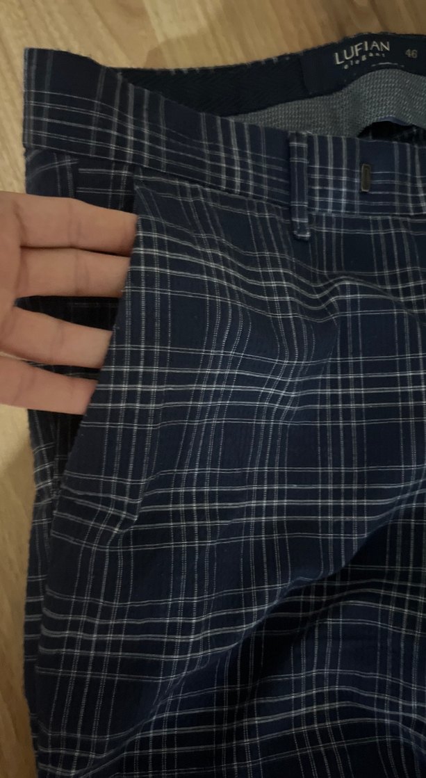 Lufian  erkek  Ekose Rahat Pantolon — görsel 5/8