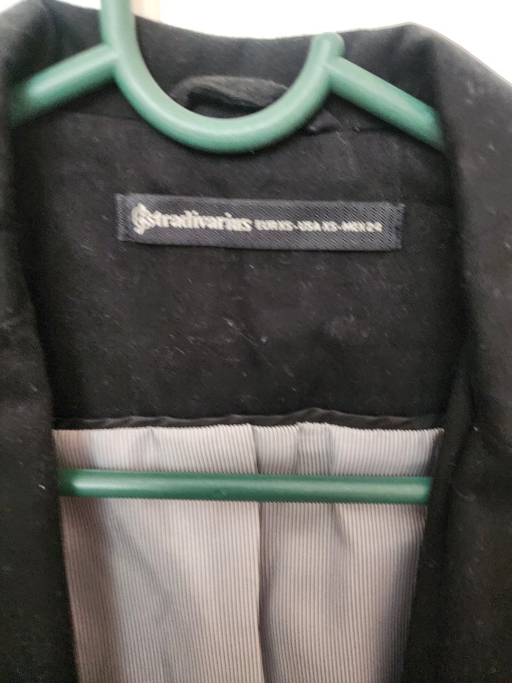 Siyah Kadın Ofis Blazeri Düğmeli - Görsel 3