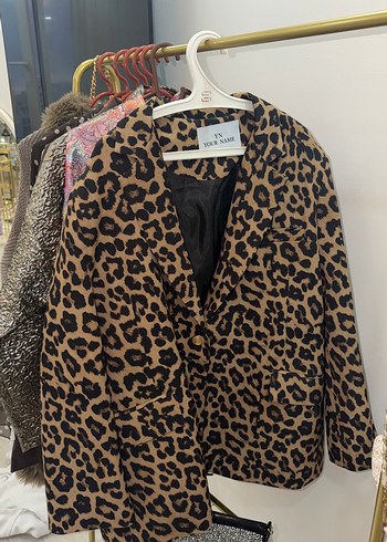 Diğer Leopar Desenli Sik Blazer Ceket