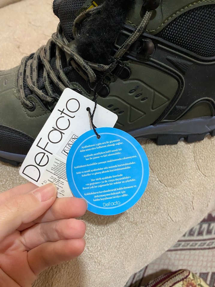 Erkek Haki Renkli Spor Ayakkabı 41 Numara - Görsel 2