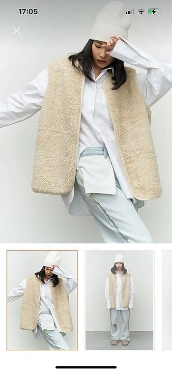 Mai collection harlow bej teddy yelek