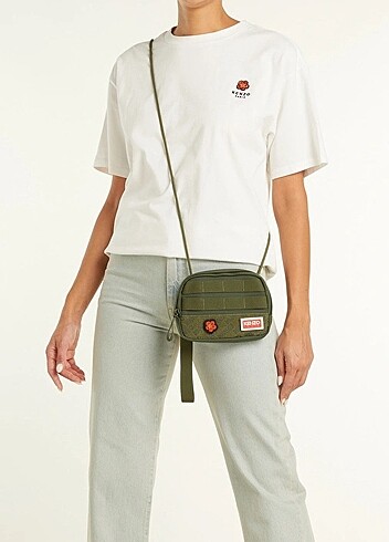 Kenzo Kenzo Haki logolu el portföyü